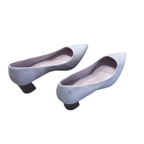 Kate Spade Women's Pale Pink Leather Heels Size 8B - Picture 6 of 9